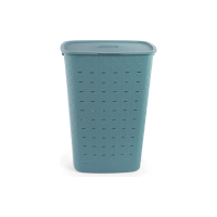 Корзина для белья SOFTEX голубая 56л