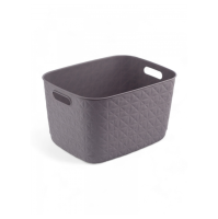 Корзина SOFTEX L тёмно-серая 19л