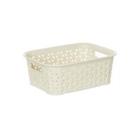 Корзина RATTAN слоновая кость 14х19х7см
