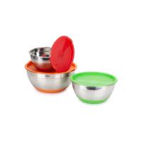 Набор мисок с крышками MIX&STORE 3шт 1.5л+2.4л+3.7л