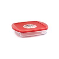 Блюдо для запекания и выпечки с крышкой O CUISINE 20x17x5.5см 1л квадратное