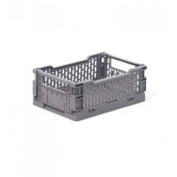 Корзинка для хранения складная CASSA XS серая 0.66л
