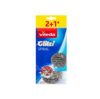 Губка из металлической спирали 2+1