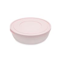Салатник SANDY розовый 4л 28.5см низкий с крышкой