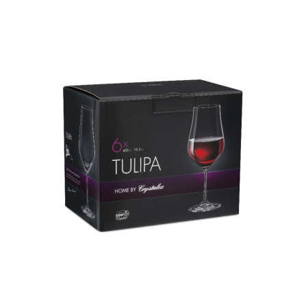 Набор бокалов для вина TULIPA 6шт 450мл