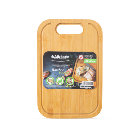 Доска разделочная BAMBOO TOUCH 32х21х1.5см