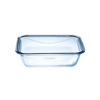 Форма для запекания и выпечки с крышкой COOK&GO 1.9л 25х19х7см прямоугольная