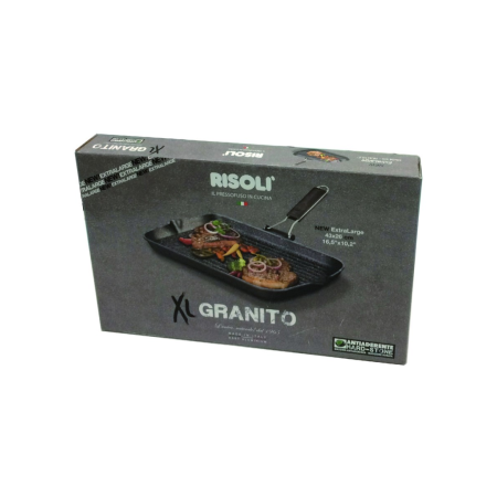 Сковорода-гриль GRANITO XL 43x26см со складной ручкой