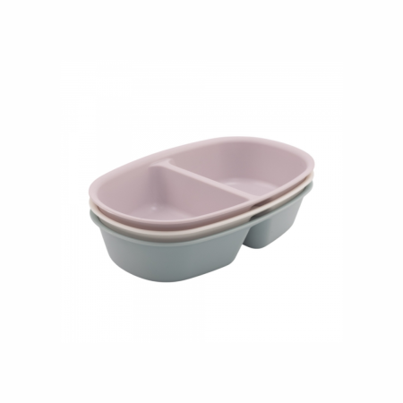 Тарелка KITCHEN, микс цветов, двухсекционная
