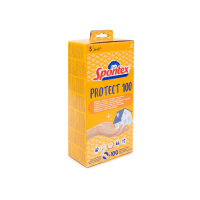 Перчатки виниловые PROTECT S, 100шт