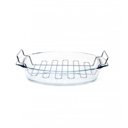 Блюдо Pyrex Irresistible 39х27см овальное с решеткой