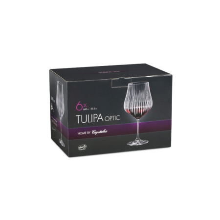 Набор бокалов для вина TULIPA OPTIC 6шт 600мл