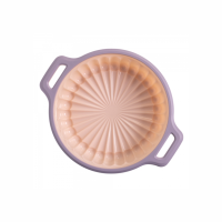 Форма для выпечки бисквита AURORA 32х26,5х6см силиконовая с металлической рамкой фигурная