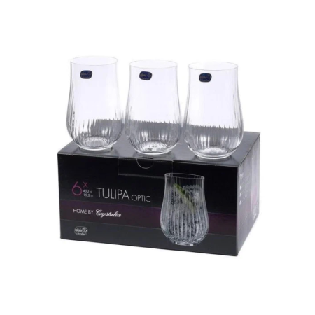 Набор стаканов TULIPA OPTIC 6шт 450мл